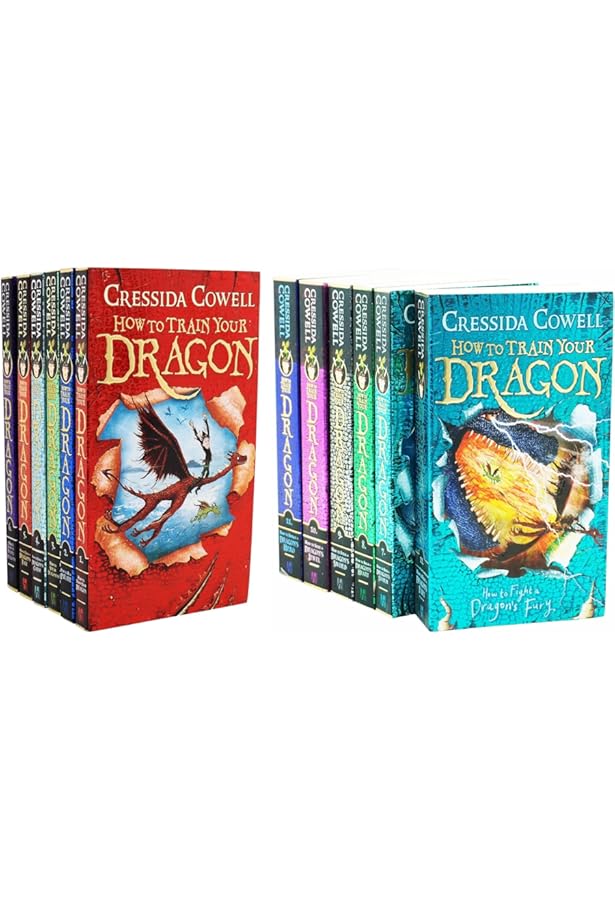 How to Train Your Dragon Collection 12 Books Set By Cressida